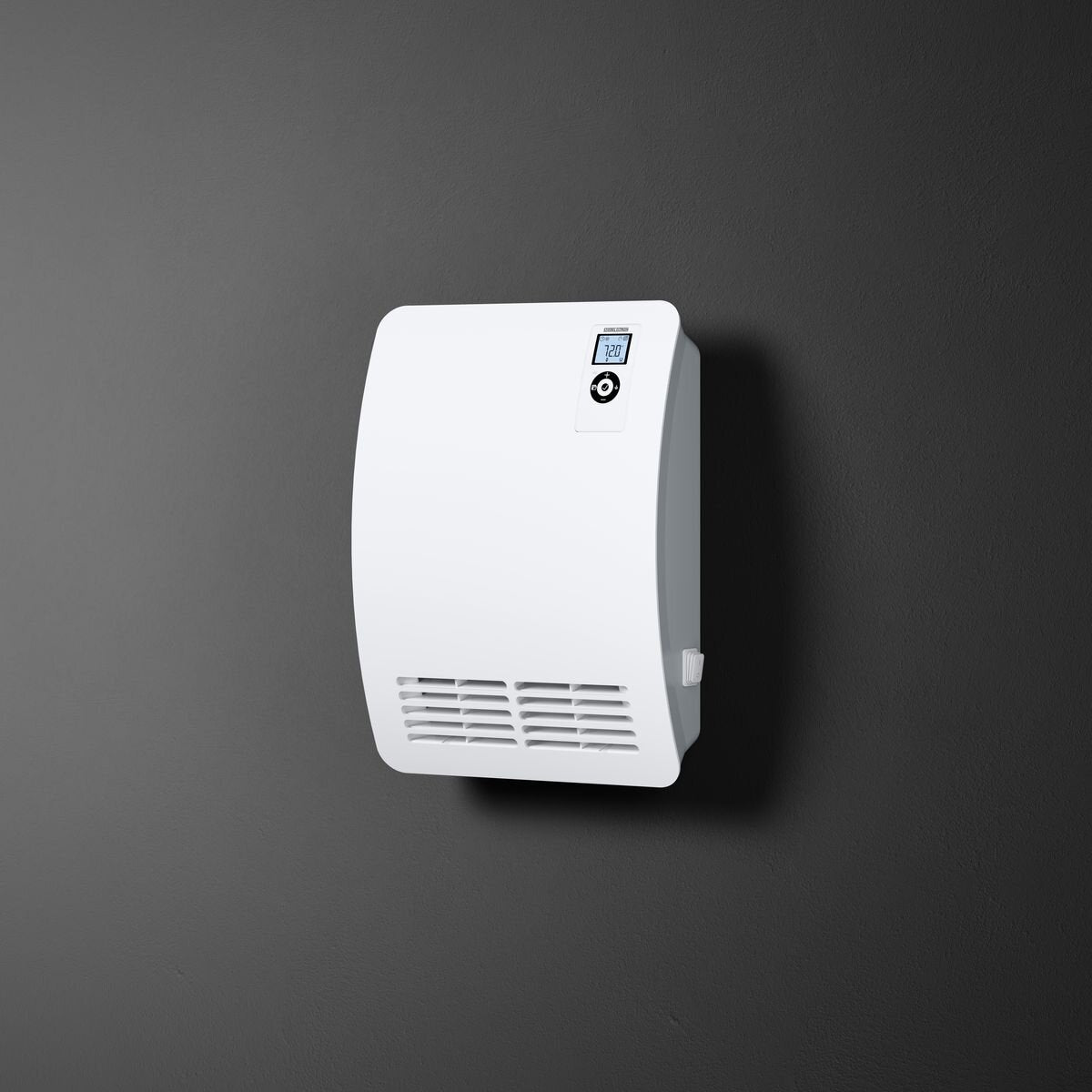 Stiebel Eltron CK 20 Premium 2kW Wall Mounted Fan Heater - White, LCD Screen, Weekly Timer - 202085