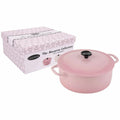 Chasseur Macaron Collection 24cm Stoneware Casserole - Cherry Blossom Pink, Oven to 220°C - 19617