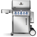 Napoleon Rogue Pro-S 425 3 Burner Natural Gas Freestanding BBQ - Silver - Side Burner - RPS425RSIBNSS-2-AU