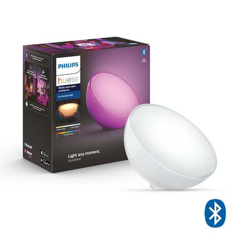 Philips Hue Go Bluetooth Portable Light - 16 Million Colours, Up to 18hrs Battery Life, 300lm - HUEGOBT