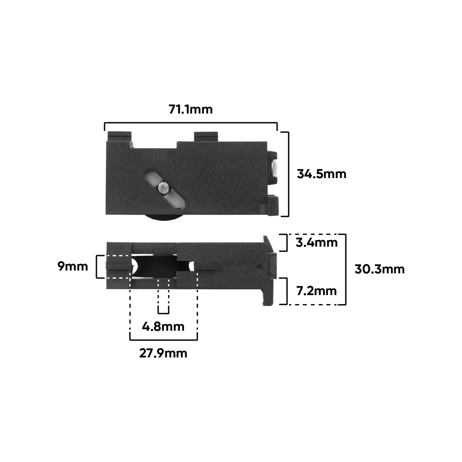 Rolltrak Right Hand Nylon Carriage & Acetal Roller - Patio Door