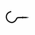 Everhang 28mm Black Powder Coated Steel Cup Hook 10 Pack