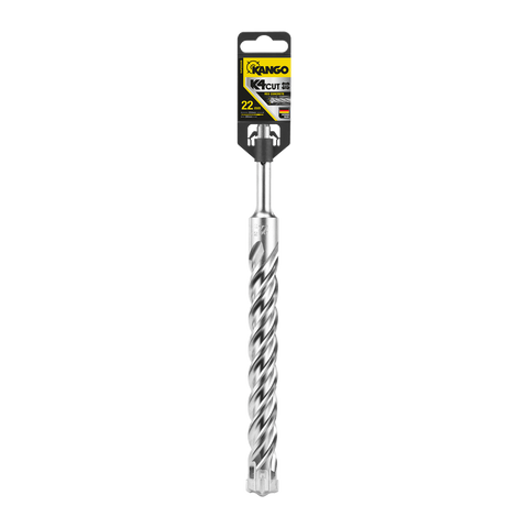 Kango 22mm x 250mm K4 SDS Plus Drill Bit for Concrete & Masonry, 200mm Drilling Depth