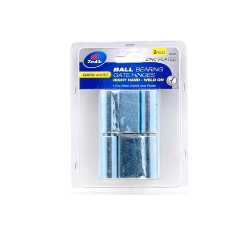 Zenith Zinc Plated Left  Hand Ball Bearing Gate And Post Welding Type Hinge - 2 Pack - SuperSaverAU - view 1