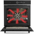 Beko 60cm Built-In Oven - Airfry, SteamAssist, Pyrolytic Cleaning, Meat Probe - BBO6851PSDX