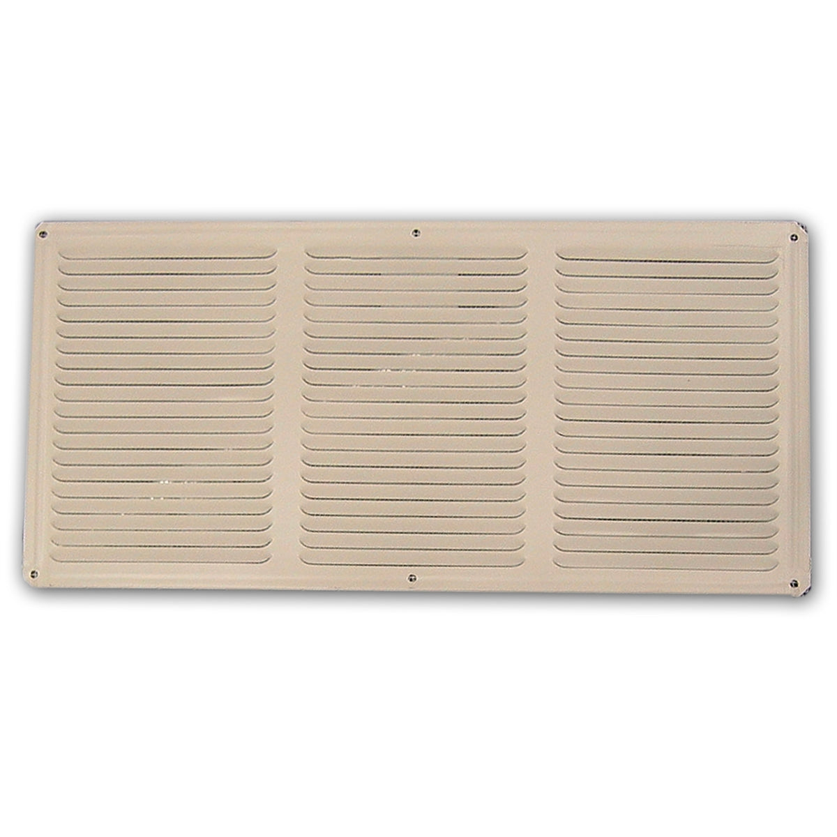 Haron 400 x 200mm White Aluminium Eave Vent with Wildlife Guard - 2 Pack