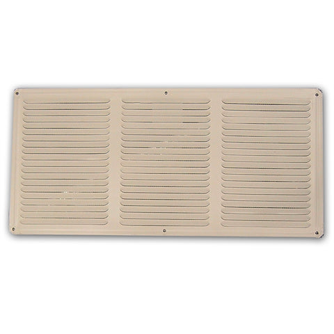 Haron 400 x 200mm White Aluminium Eave Vent with Wildlife Guard - 2 Pack