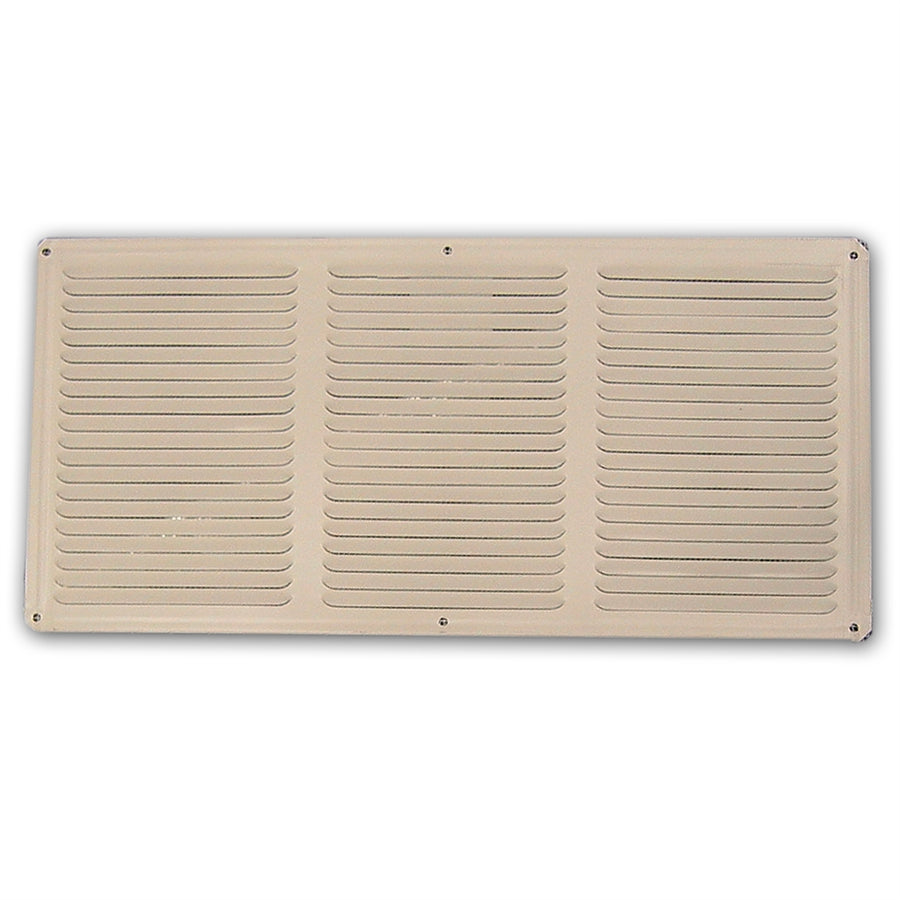 Haron 400 x 200mm White Aluminium Eave Vent with Wildlife Guard - 2 Pack