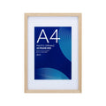 Pixel Natural A3 Mat to A4 Poster Frame - 1 Pack - 323mm x 446mm - Lightweight - SuperSaverAU - view 1