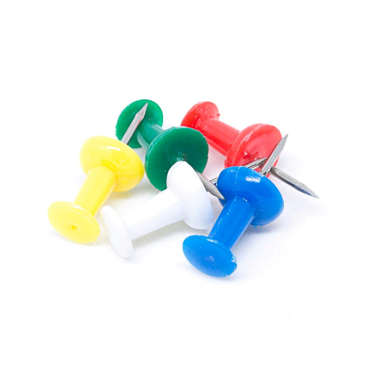 Pinnacle Push Pins - Assorted Colours - 50 Pack - Easy To Carry - SuperSaverAU - view 1