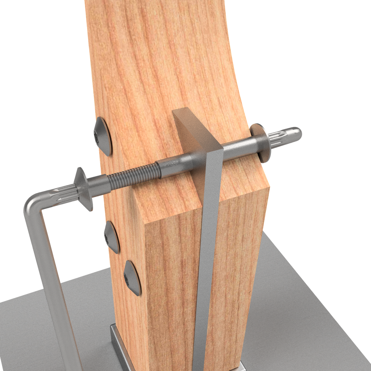 Vuepro M16 Concealed Thread Bolt 2 Pack - 110mm x 150mm - Heavy-Duty - SuperSaverAU - view 5