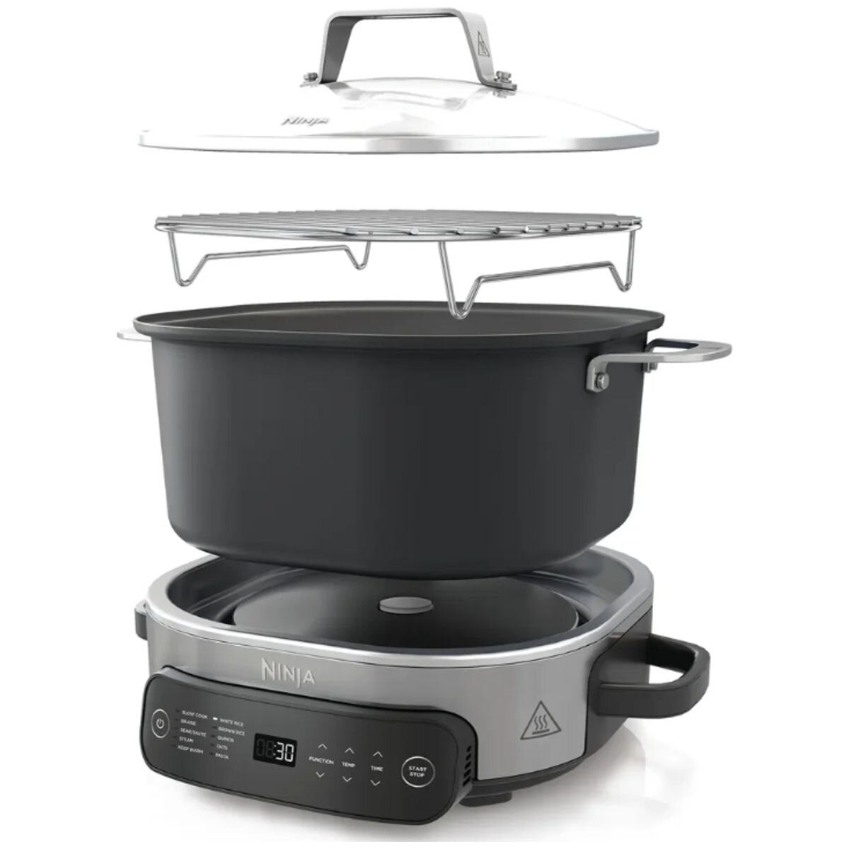 Ninja Foodi Possible Cooker 6L - 10-in-1 Multi-Cooker, Oven-Safe Pot, Dishwasher-Safe Parts - MC1101
