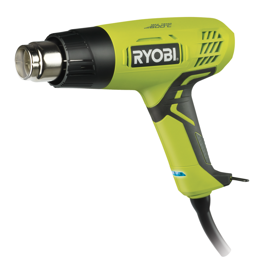 Ryobi 2000W Corded Heat Gun, Dual Temperature 60-600 Degrees, EHG2000