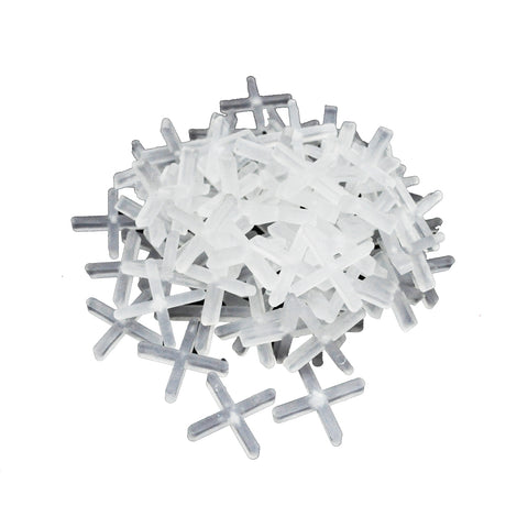 QEP 3mm Cross Tile Spacers, PVC, 500 Pack, Indoor & Outdoor