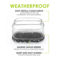 Slipstick Clear Sleeve Rectangle Outdoor Berber 21x58mm - 8 Pack - Weatherproof - SuperSaverAU - view 3