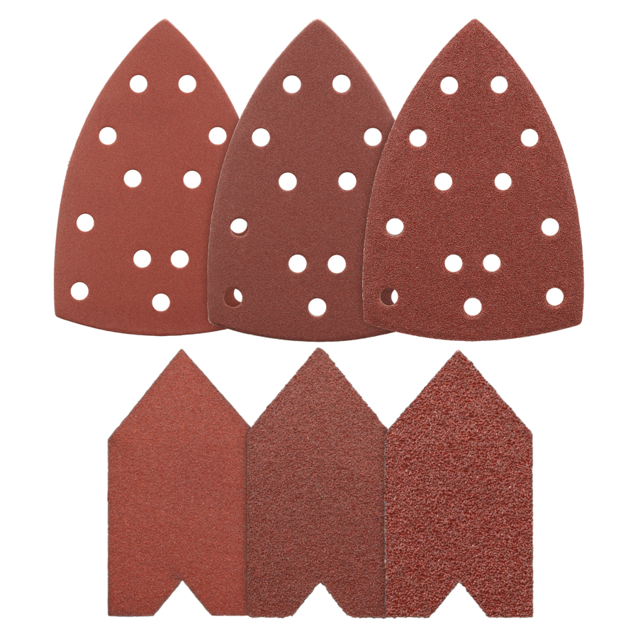 Ryobi Detail Finger Sanding Set - 10 Piece - 100 x 150mm - 80/120/240 Grit - SuperSaverAU - view 1