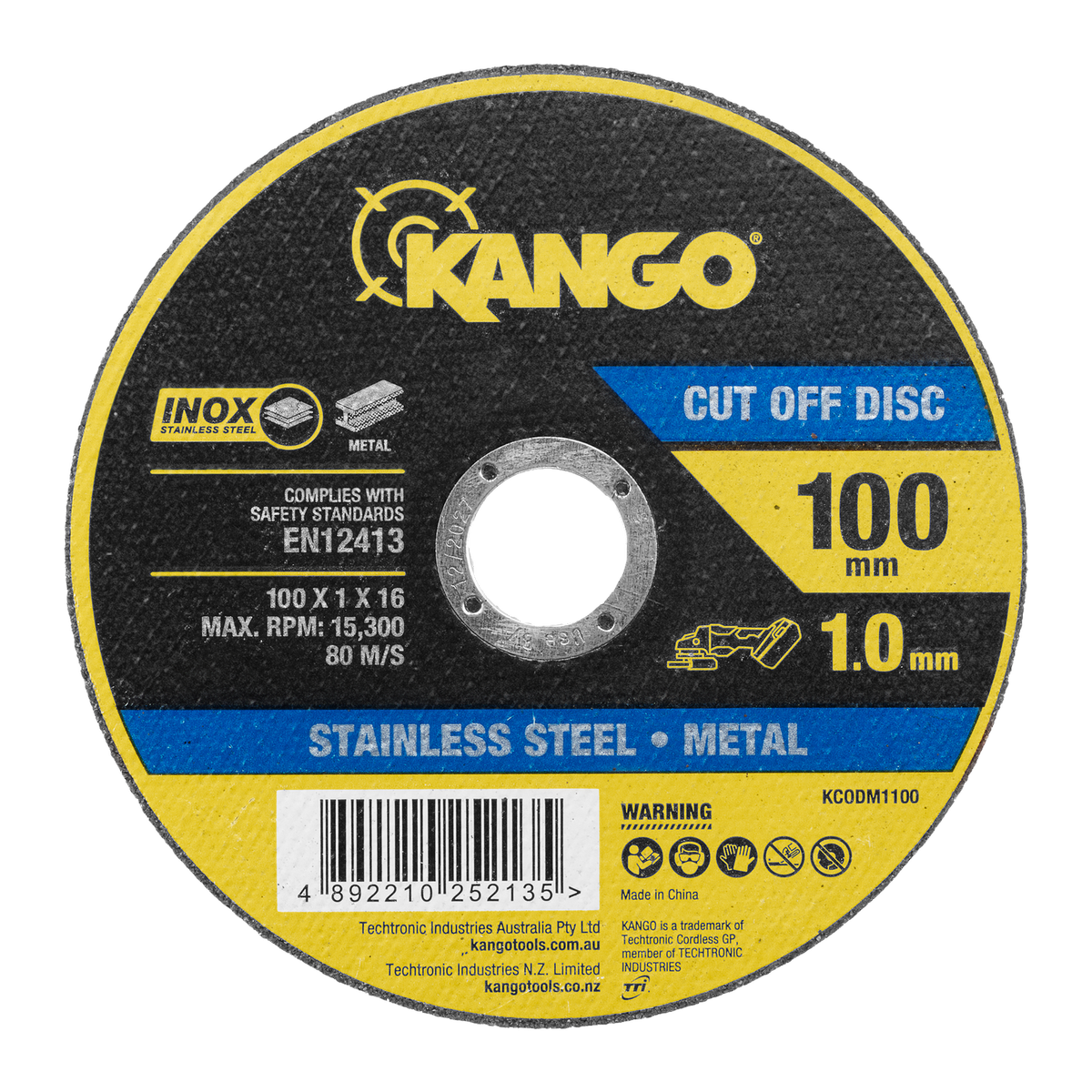 Kango Metal Cut Off Discs - Pack of 25 - 100mm - Inox-Free - Durable - SuperSaverAU - view 5