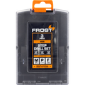 Frost 3 Piece HSS Step Drill Set