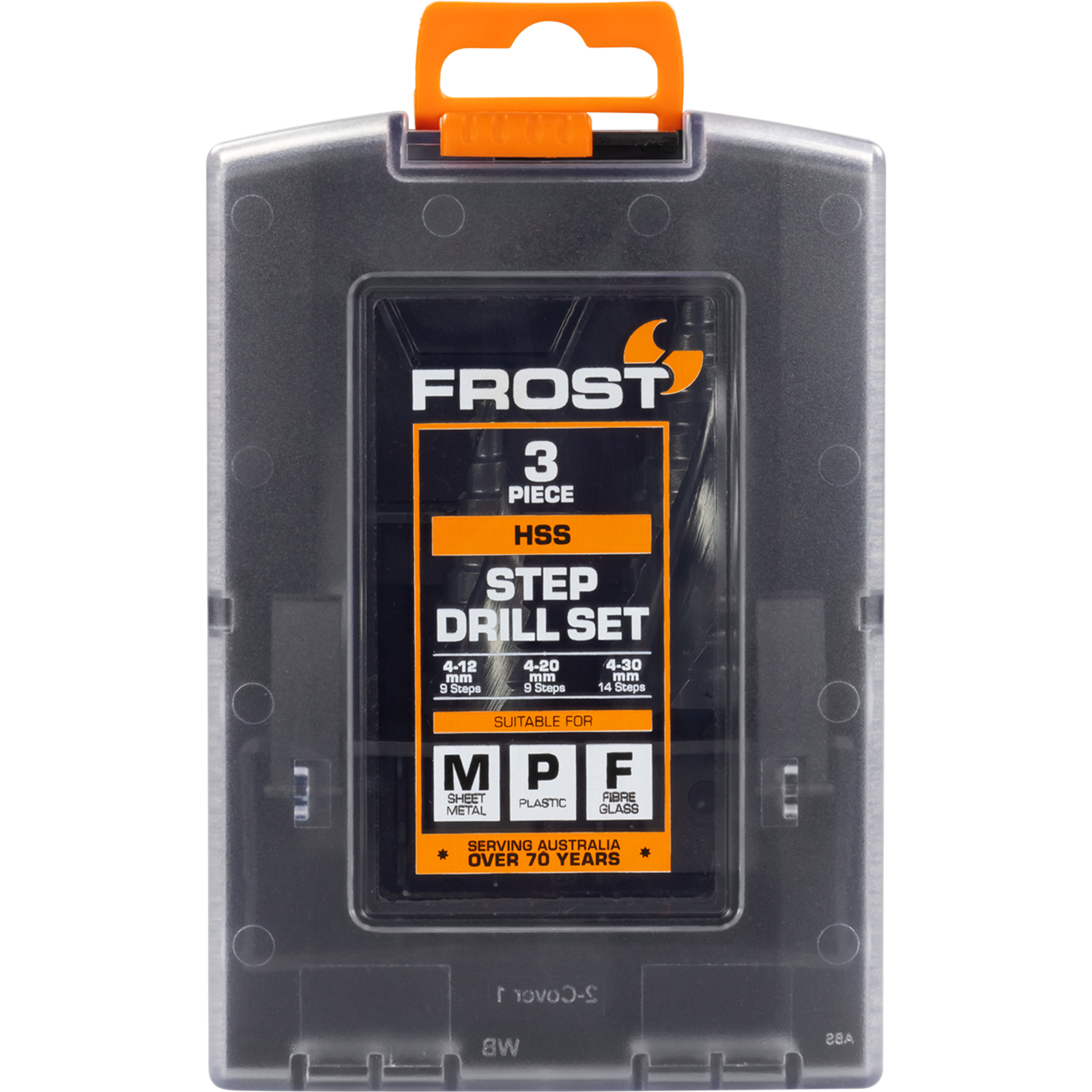 Frost 3 Piece HSS Step Drill Set