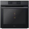 LG Series 9 60cm Full Steam Pyrolytic Oven - 76L, 5-in-1 InstaView, Matte Black - BO609T2MB4