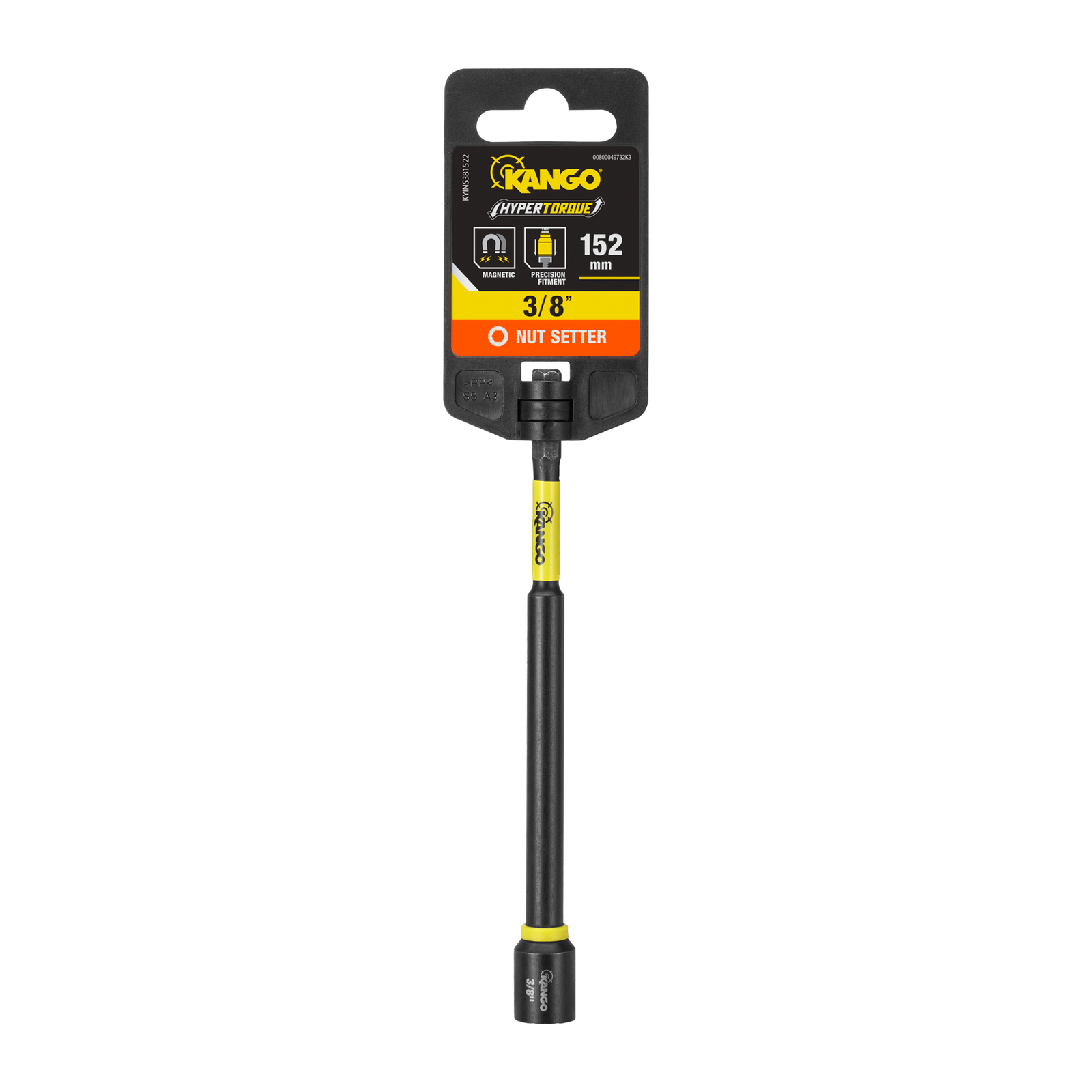 Kango 152mm Hypertorque Magnetic Nut Setter 3/8" - Long Reach Impact Driver Bit