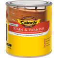 Cabot's 250ml Walnut Gloss Oil Based Stain & Varnish, UV Resistant Waterproof Interior