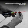 Tracer Pro 5.2mm Red Tough Replacement Leads 6 Pack