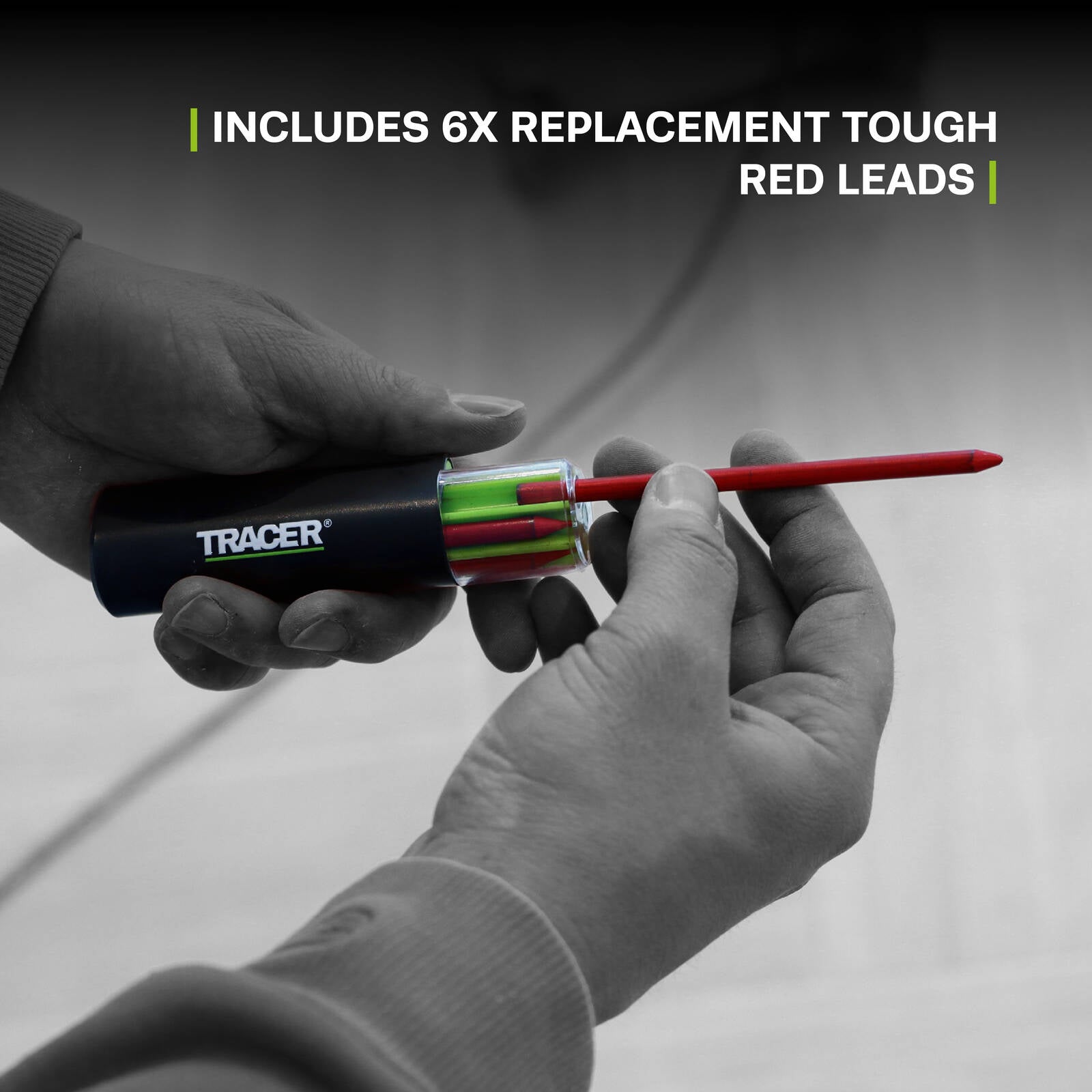 Tracer Pro 5.2mm Red Tough Replacement Leads 6 Pack