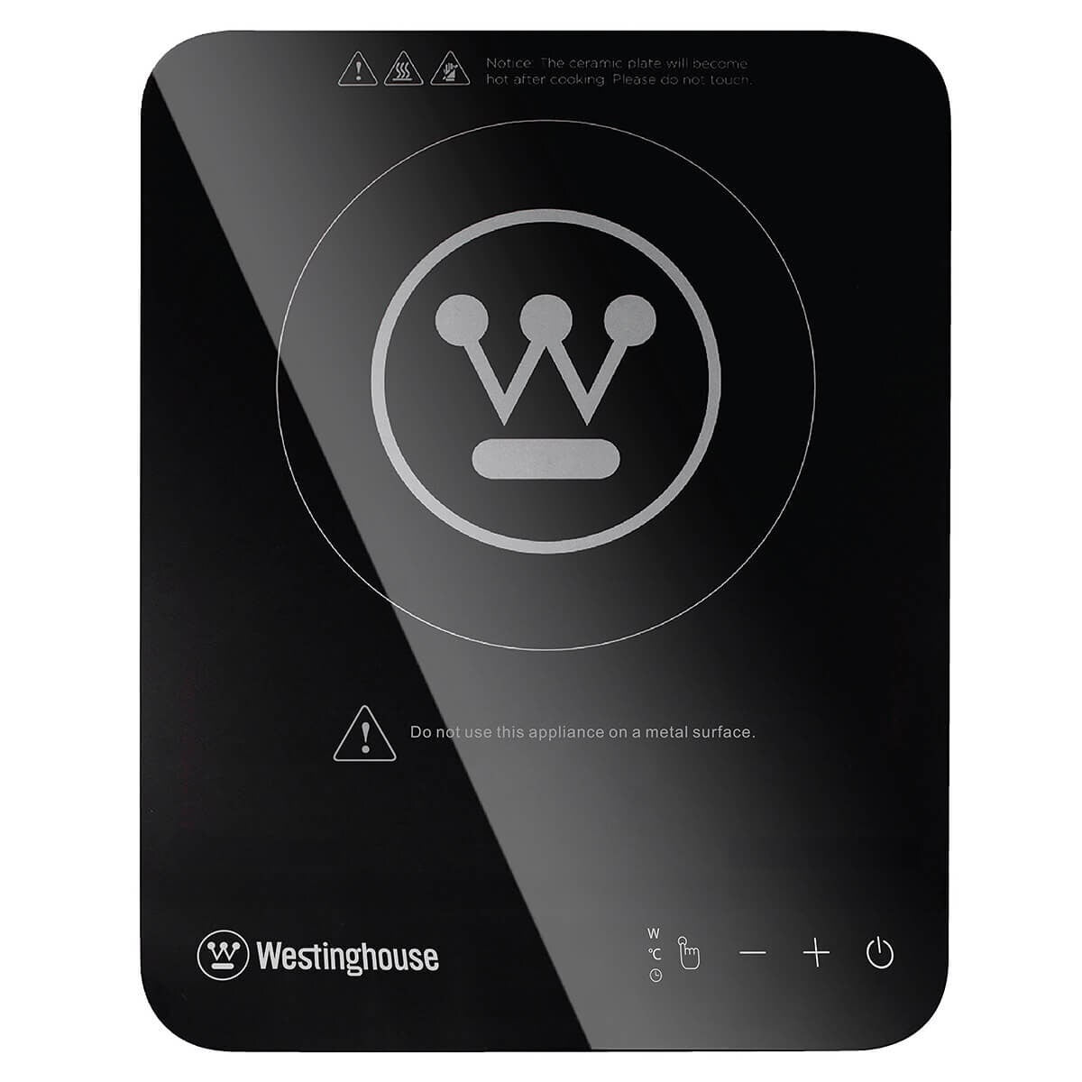 Westinghouse 2000W portable induction cooktop - ultra-slim, temperature or wattage control - WHIC03K