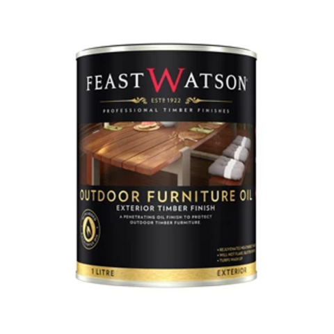 Feast Watson Outdoor Furniture Oil Teak 1L Oil Based UV Resistant - SuperSaverAU - view 1