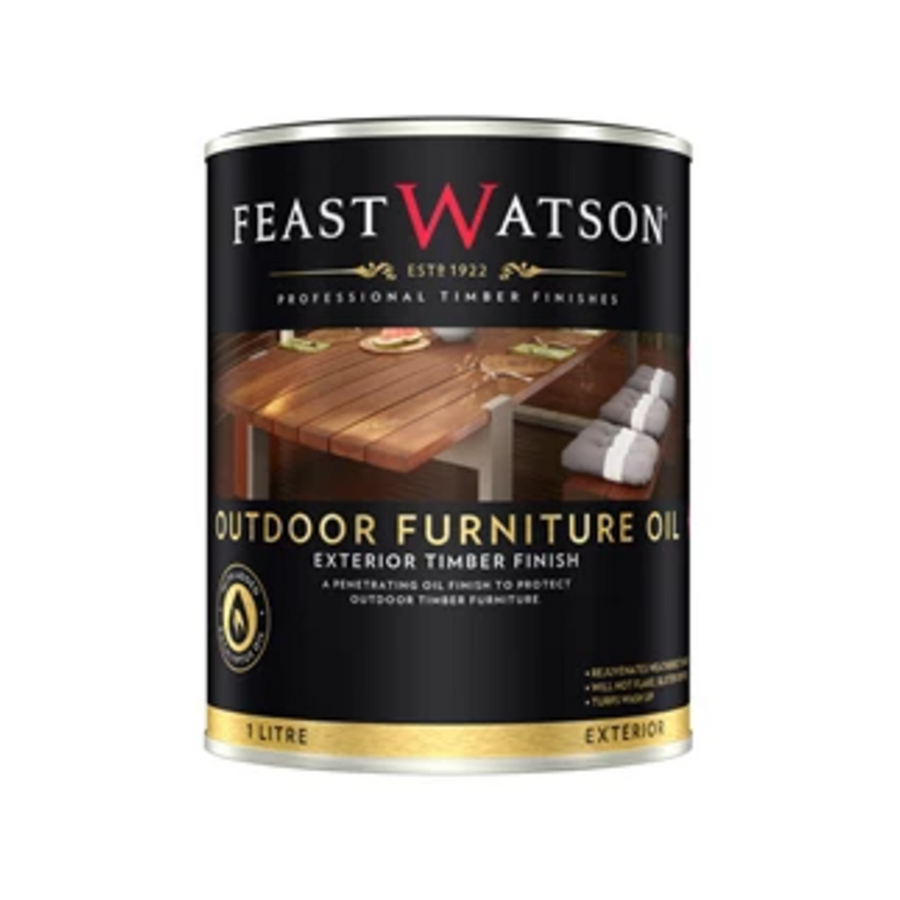Feast Watson Outdoor Furniture Oil Teak 1L Oil Based UV Resistant - SuperSaverAU - view 1