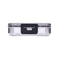 Tactix 9 Compartment Waterproof Storage Box - Large Clear Stackable Polycarbonate Organiser