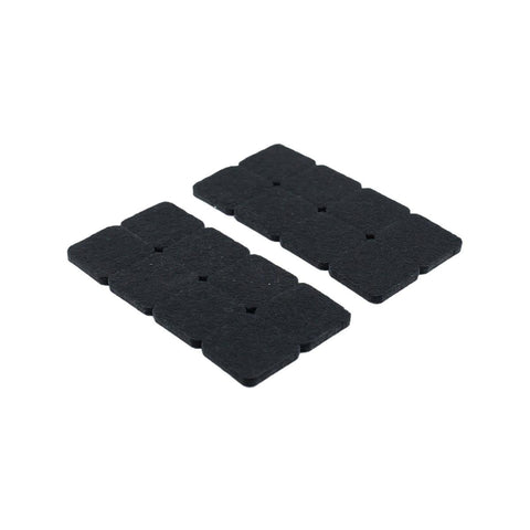 Surface Gard Floor Protection - 25 x 25mm Black Round - 16 Pack - Minimises Vibration and Noise - SuperSaverAU - view 1