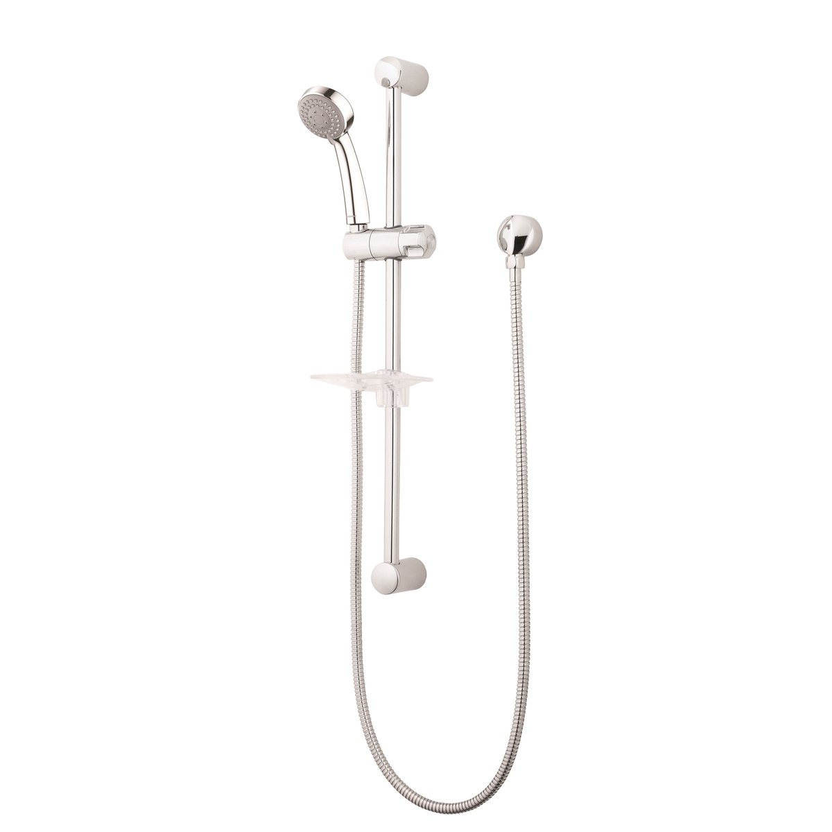 Flexispray Bermuda Rail Shower - 650mm - Brass/Chrome - 3 Function - SuperSaverAU - view 1