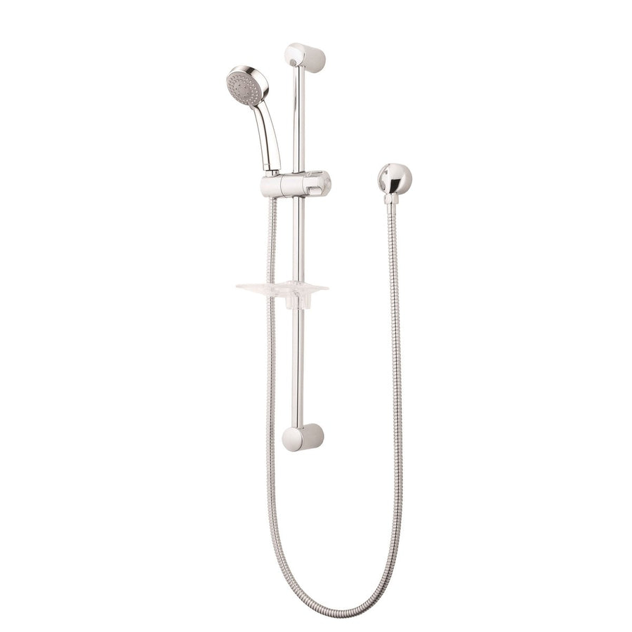 Flexispray Bermuda Rail Shower - 650mm - Brass/Chrome - 3 Function - SuperSaverAU - view 1