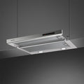 Smeg 60cm Telescopic Slideout Rangehood - Brushed Stainless Steel, Boost, 740m³/h - STH650X2