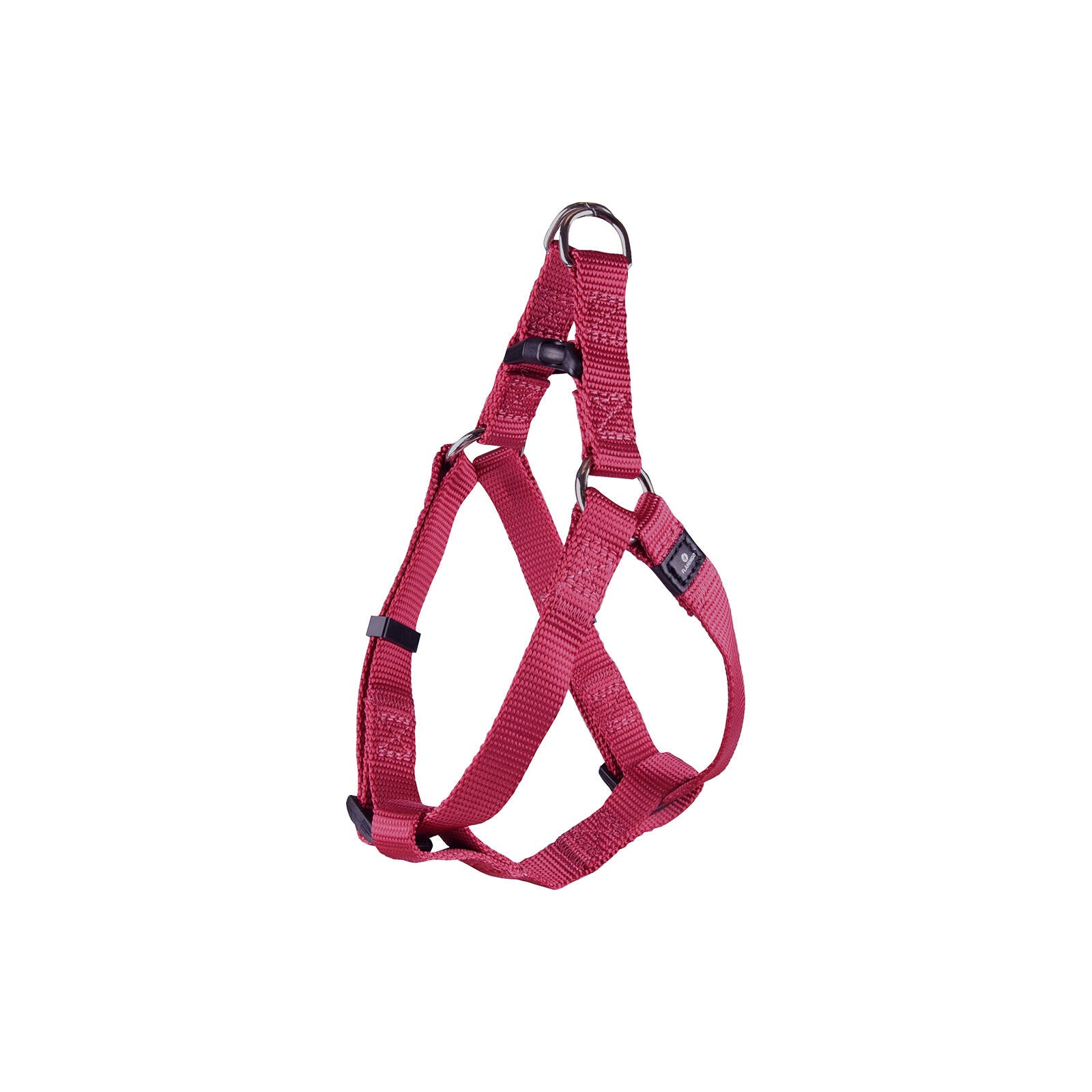 Flamingo Small Cherry Red Ziggi Step and Go Dog Harness 25-45cm