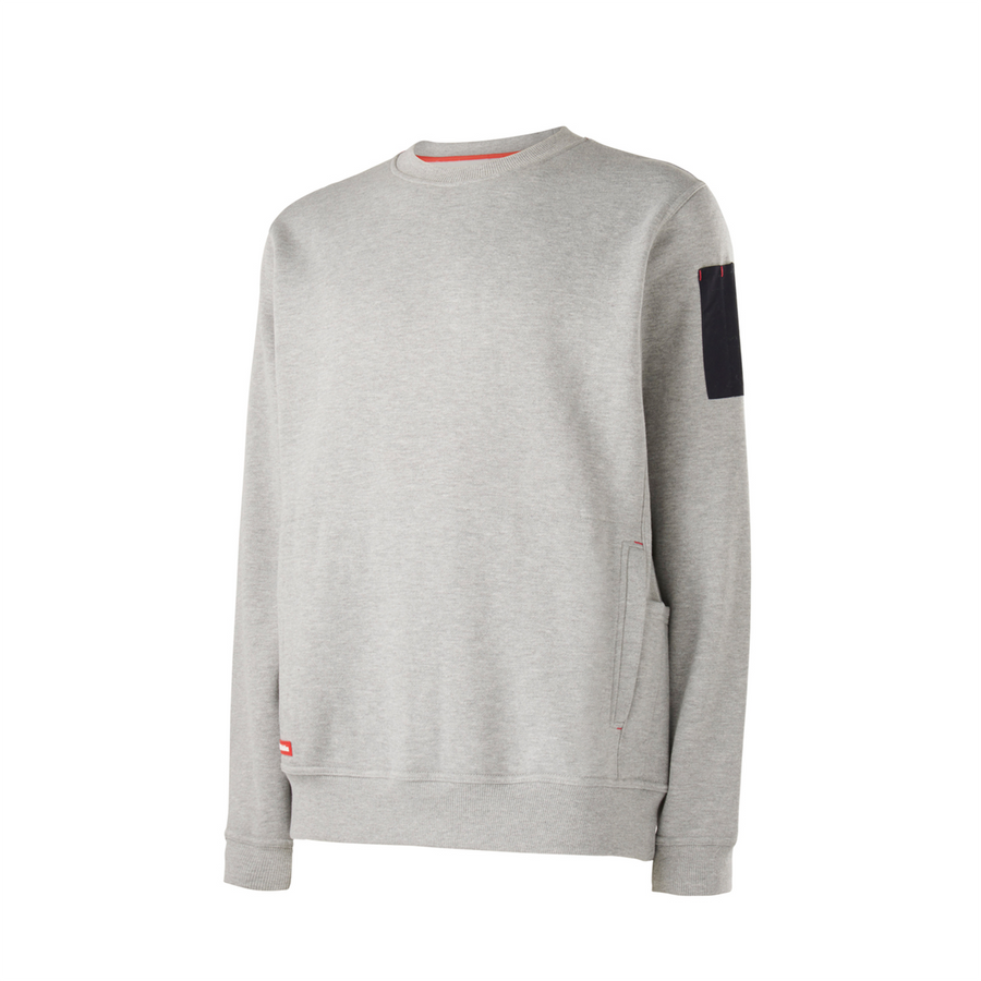 Hard Yakka Crew Neck Jumper Size L - Grey - Durable & Comfortable - SuperSaverAU - view 1