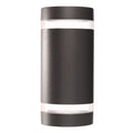 Brilliant Lighting Kimberley 35W Charcoal Curved Outdoor Wall Light GU10 Hardwired 17263/51