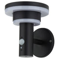 Arlec Solar LED Wall Light 18cm 400lm Black - Motion Sensor - IP44 Weatherproof - SuperSaverAU - view 1