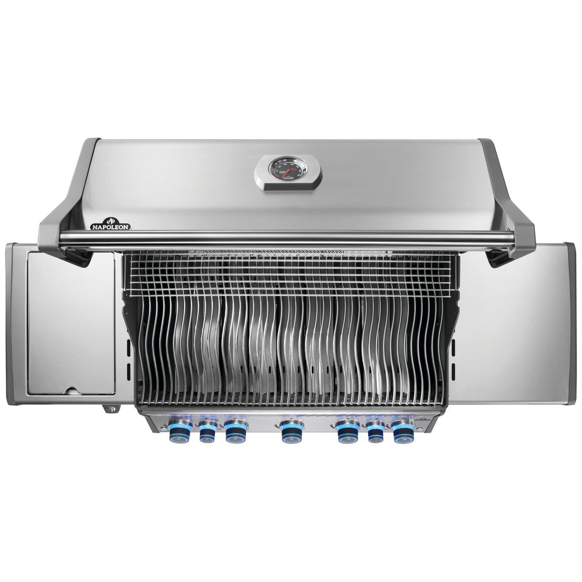 Napoleon Rogue Pro-S 625 5 Burner LPG Freestanding BBQ - Silver - Side Burner - RPS625RSIBPSS-2-AU