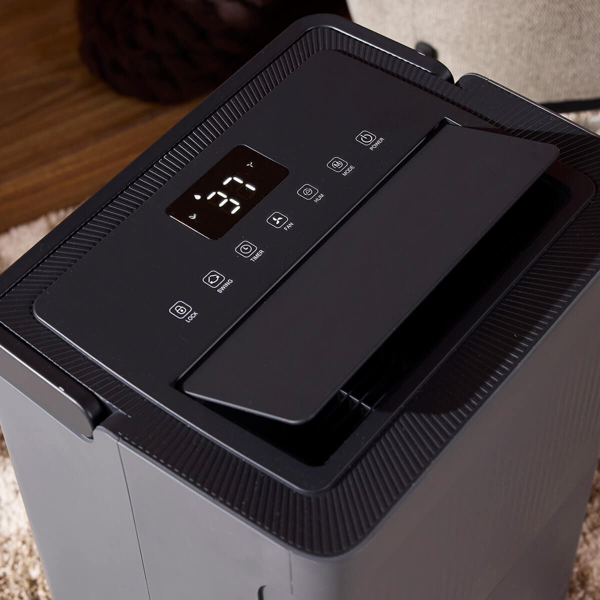 Ausclimate Large+ 45L Smart Dehumidifier - Charcoal Black, All Seasons, R290 Refrigerant - ACD245