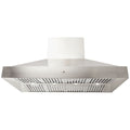 Schweigen 120cm BBQ Canopy Rangehood - Stainless Steel, 3200m³/h, Single External Motor - CL8912SEPAK