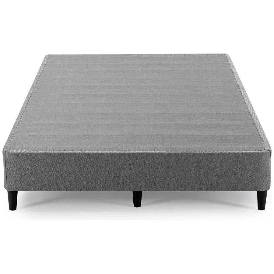 Zinus Keenan King Single ensemble bed base - grey fabric, steel frame, 150kg capacity - AU-BSLB-DG-KS