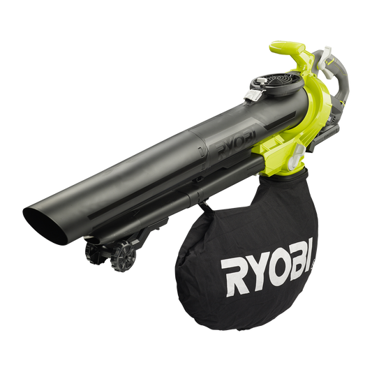 Ryobi Cordless Blower Vacuum - Tool Only - 36V - Mulching Function