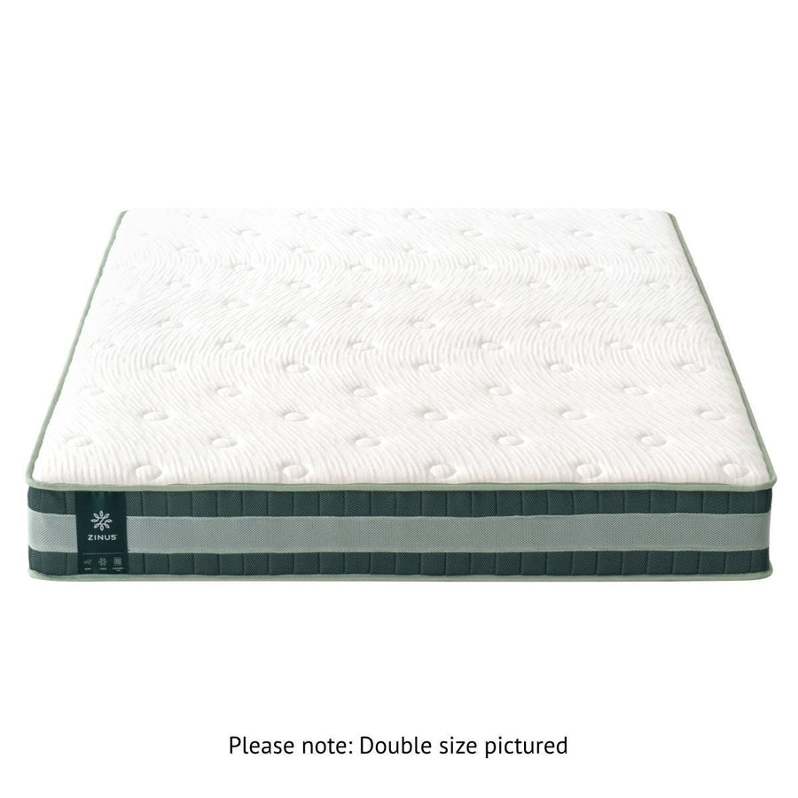 Zinus Double Green Premium Pocket Spring Mattress - iCoils, Open-Cell Memory Foam - AU-MSSBO4ZC-08D
