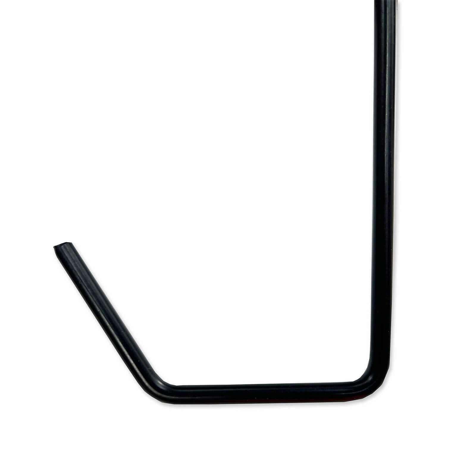 Jack 150mm Black Square Steel Hanging Basket Hook, Indoor & Outdoor