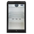 Artusi 118L Outdoor Beverage Centre - Black, Weatherproof, Double Glazed, Lockable Door - AOF1B