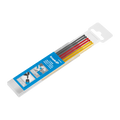 Empire 3.8mm Mechanical Pencil Mixed Refill 6 Pack, Red & Yellow Graphite