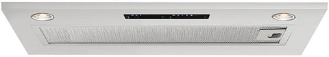 Venini 52cm Under Cupboard Rangehood - Stainless Steel, 350m³/h Air Capacity, 3 Fan Speeds - GUH52SD